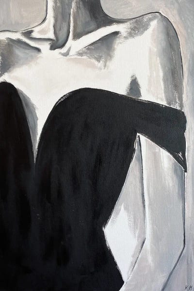 Little Black Dress by Kristina Mallen canvas print