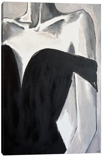 Little Black Dress Canvas Art Print - Kristina Malashchenko