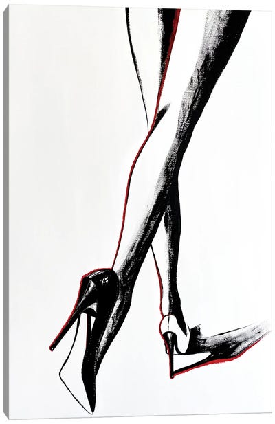Catwalk Canvas Art Print - Legs