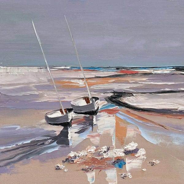 Contemporary Coastal: Two Souls On The Ashore by Kristina Mallen