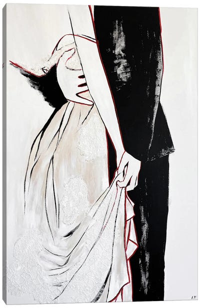 So This Is Love Canvas Art Print - Kristina Malashchenko