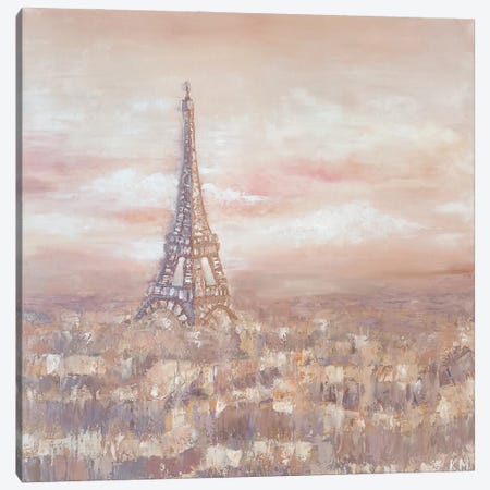 Dawn In Paris Canvas Print #KMC6} by Kristina Malashchenko Canvas Art Print