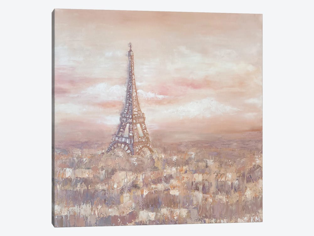 Dawn In Paris by Kristina Malashchenko 1-piece Canvas Artwork