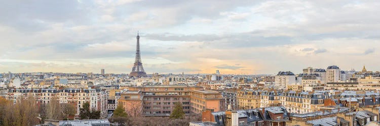 Paris Eiffel Tower Panorama by Karen Mandau wall art