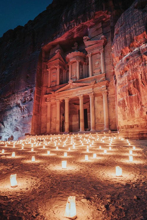 Petra Jordan With Manterns