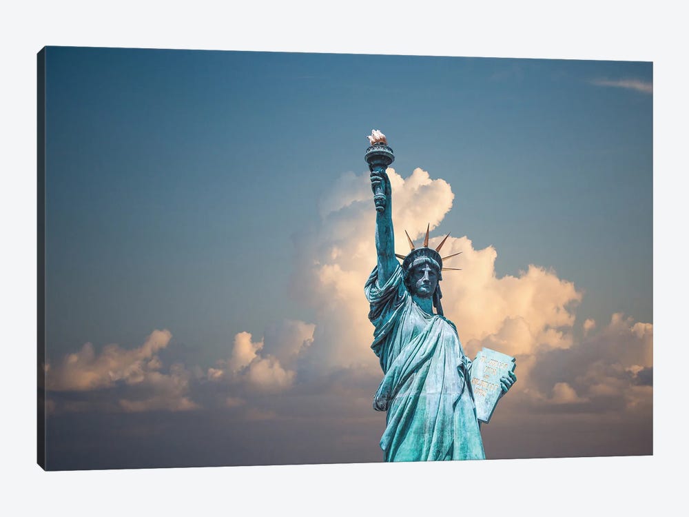 Statue Of Liberty by Karen Mandau 1-piece Canvas Wall Art