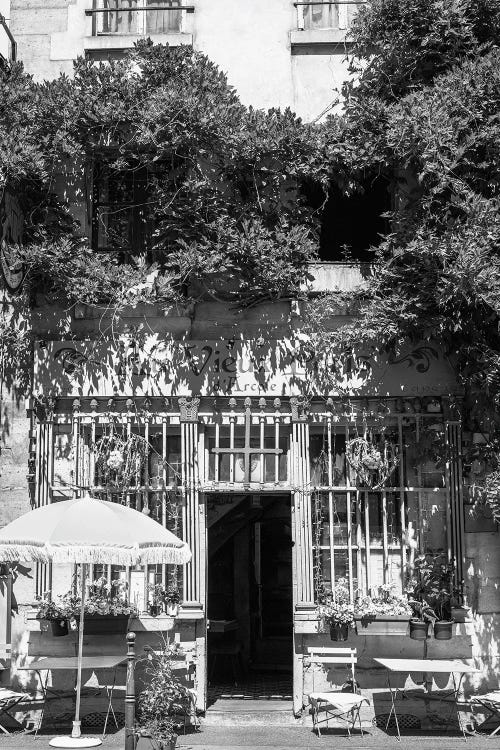 The Oldest Parisian Restaurant Black And White