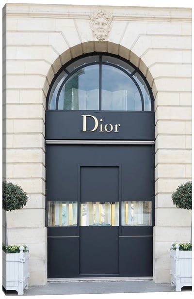 Dior Boutique Paris Canvas Art Print - Karen Mandau