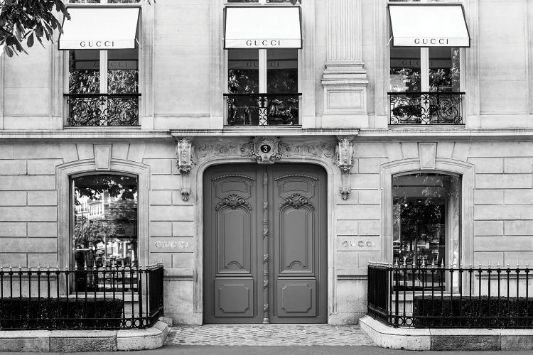 Gucci Storefront Paris Black And White