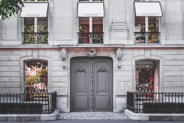 Gucci Storefront Paris by Karen Mandau wall art