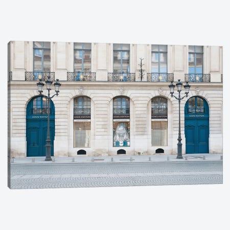 Louis Vuitton Store Paris Vendôme Canvas Print #KMD184} by Karen Mandau Canvas Artwork