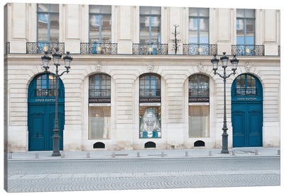 Louis Vuitton Store Paris Vendôme Canvas Art Print - Karen Mandau