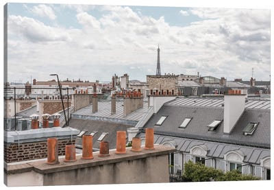 Paris Rooftops Canvas Art Print - Karen Mandau