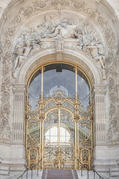 Petit Palais Door Paris by Karen Mandau framed wall art