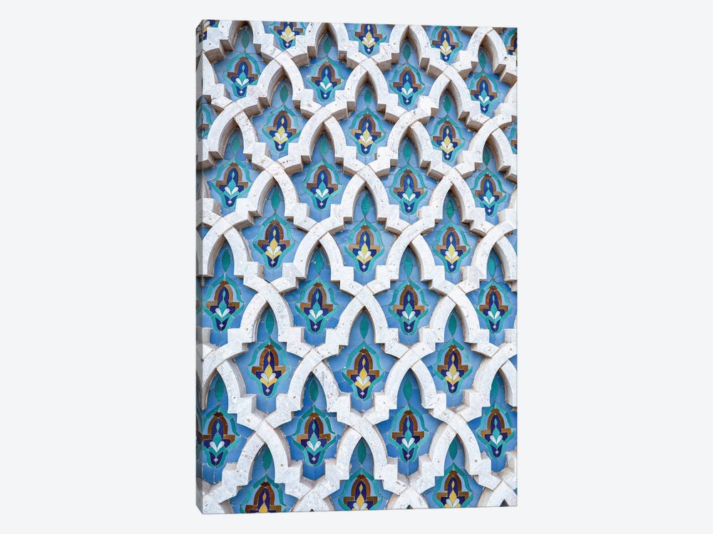 Blue Moroccan Mosaic by Karen Mandau 1-piece Canvas Artwork
