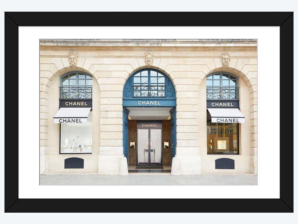 Chanel Store Place Vendôme Paris Canvas Print, Karen Mandau