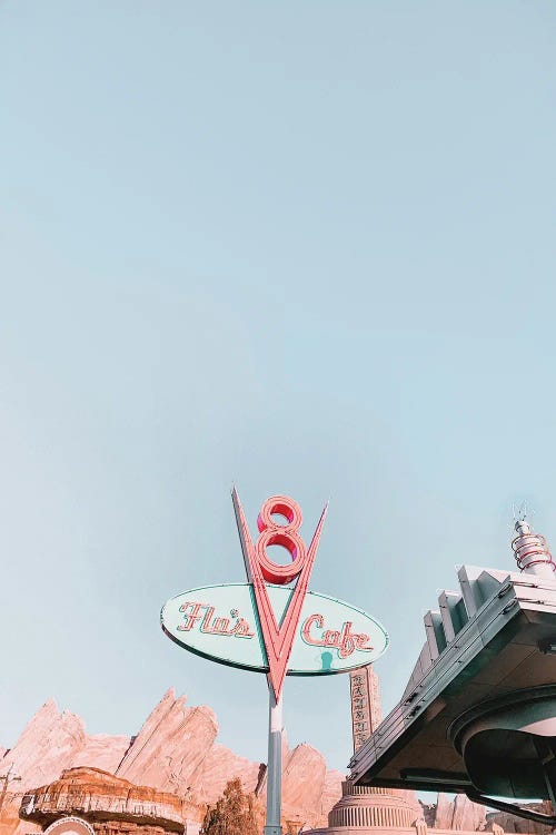 Flo's V8 Café by Karen Mandau wall art