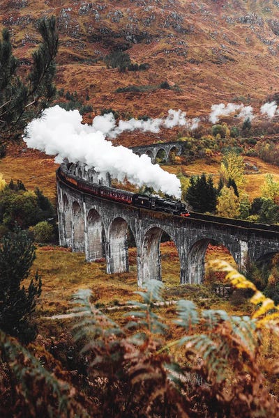 Glenfinnan Viaduct Scotland by Karen Mandau art print