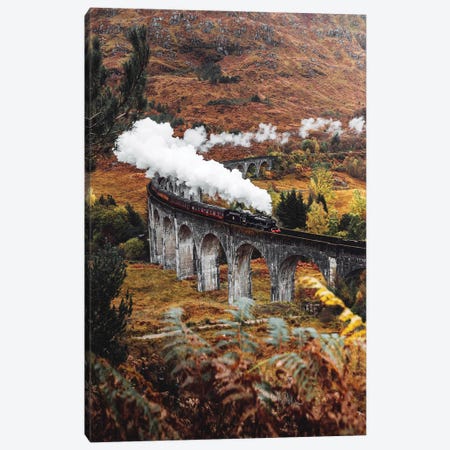 Glenfinnan Viaduct Scotland Canvas Print #KMD56} by Karen Mandau Canvas Art Print