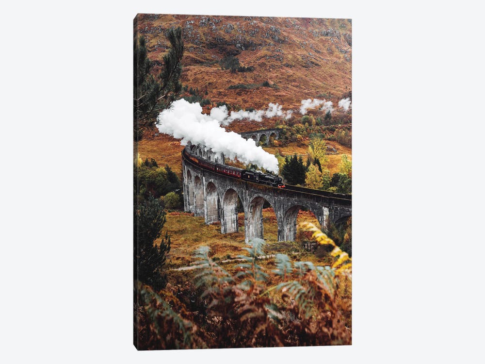 Glenfinnan Viaduct Scotland by Karen Mandau 1-piece Art Print