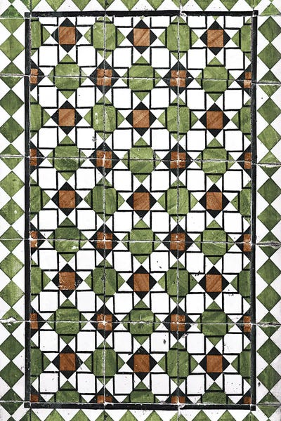 Green Mosaic by Karen Mandau art print