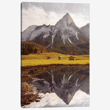 Mountain Lake In Austria Canvas Print #KMD84} by Karen Mandau Canvas Artwork