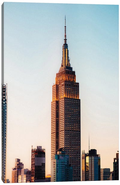 New York Empire State Building Canvas Art Print - Karen Mandau