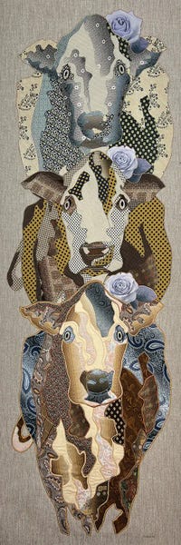 Contemporary Collage: Milk Girls I by Kostyantin Malginov