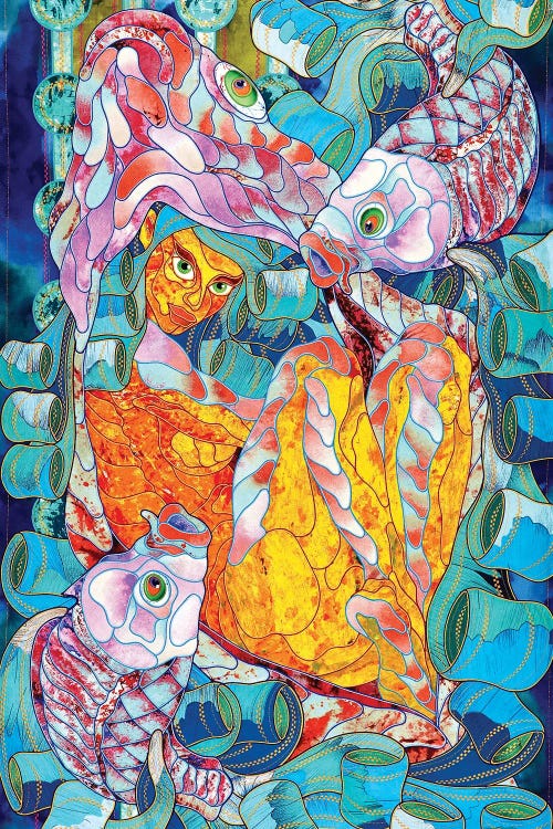 What's Inside Her by Kostyantin Malginov canvas print