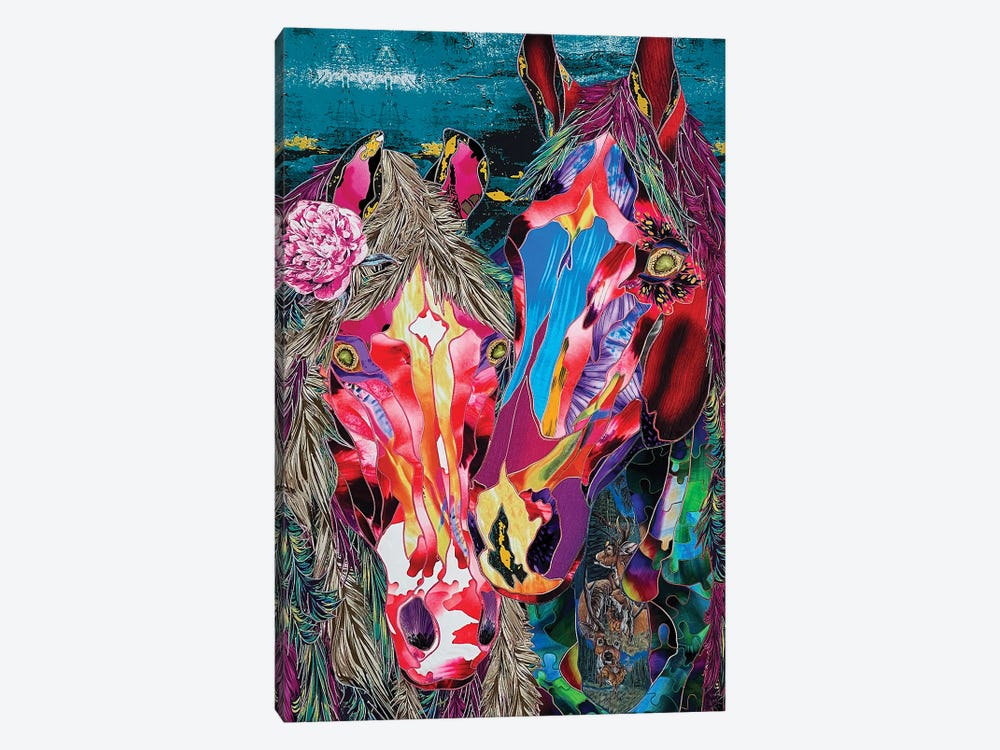 Magic Horses by Kostyantin Malginov 1-piece Canvas Print