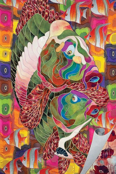 Psychedelic Animals: Morning Promenade by Kostyantin Malginov