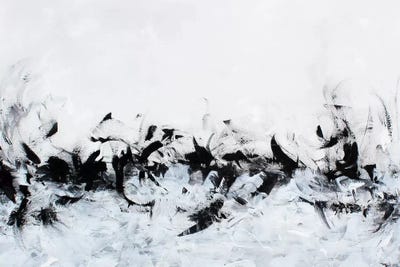 Black Mascara by KR MOEHR framed canvas print