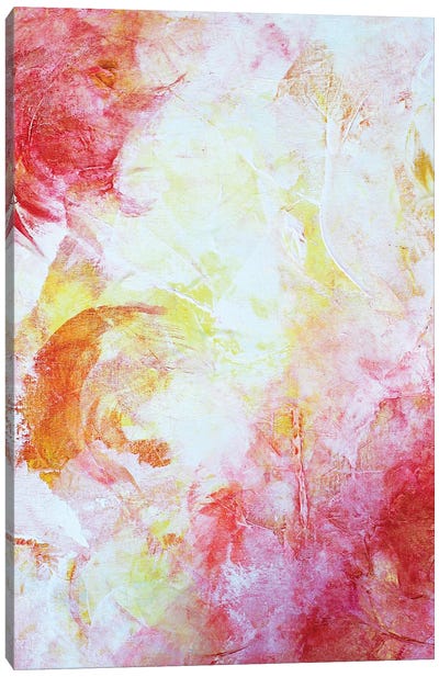 Blooms In Abstract Canvas Art Print - KR Moehr