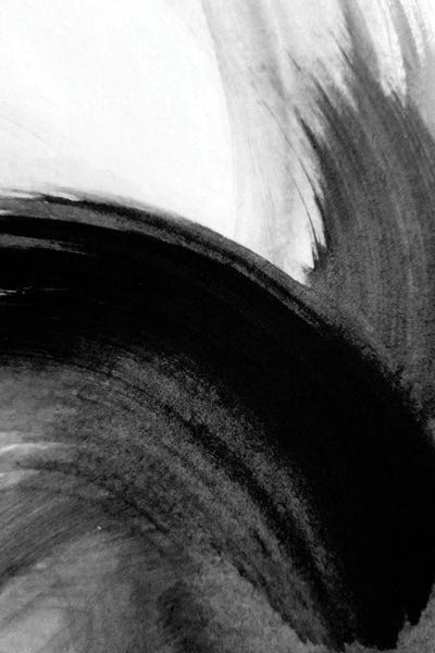 Black Swash by KR MOEHR framed canvas print