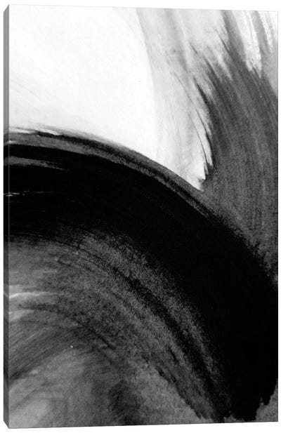 Black Swash Canvas Art Print - KR Moehr