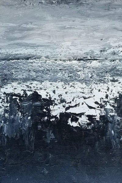 Black Matter by KR MOEHR framed canvas print