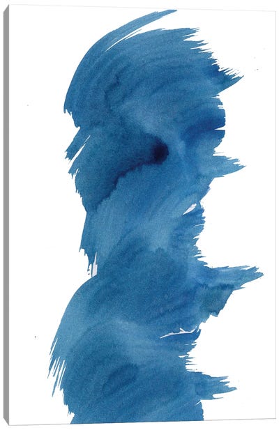 Blue Fevered I Canvas Art Print - KR Moehr