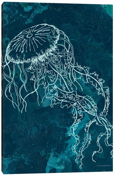 Angelic Breath  I Canvas Art Print - Jellyfish Art