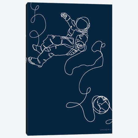 Lines In Space I Canvas Print #KMK111} by Kamdon Kreations Canvas Artwork