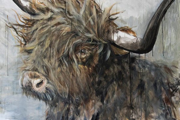 Modern Farmhouse Living Room: Sweet Cow by Kamdon Kreations