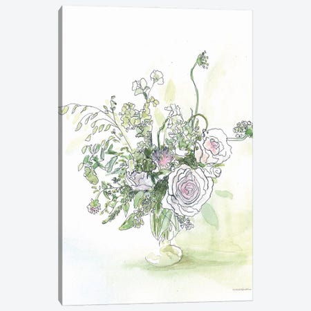 Rise And Rose     Canvas Print #KMK146} by Kamdon Kreations Canvas Art