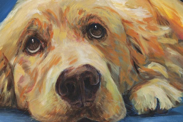 Golden Retrievers: The Duke by Kamdon Kreations