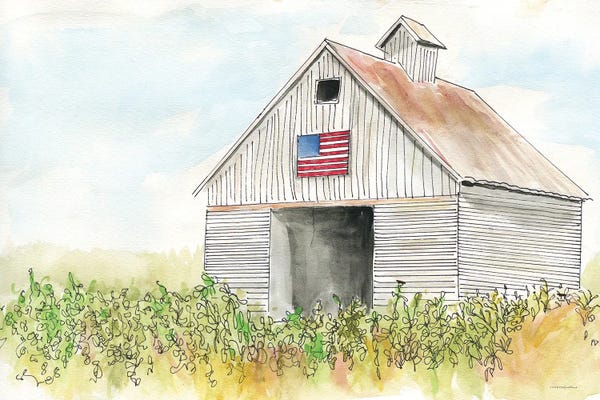 American Flags: Beautiful For Spacious Skies by Kamdon Kreations