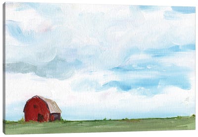 Farming On The Range Canvas Art Print - Kamdon Kreations