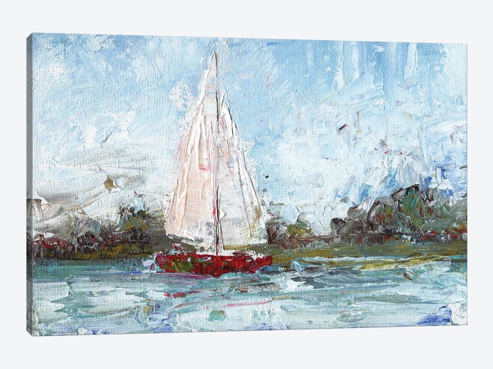 Here We Go A Sailing by Kamdon Kreations 1-piece Canvas Art