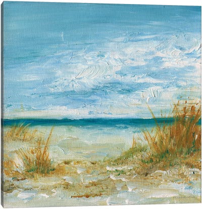 Sea Breeze Canvas Art Print - Coastal & Ocean Abstract Art