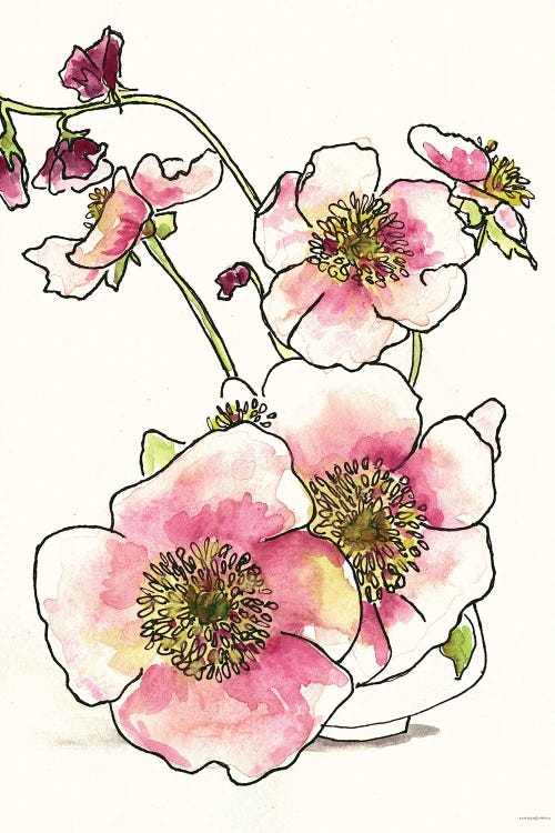 Sweetness In A Small Vase by Kamdon Kreations wall art
