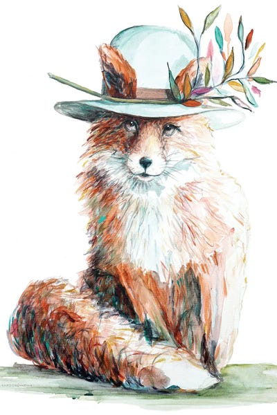 Enchanted Fox by Kamdon Kreations canvas print