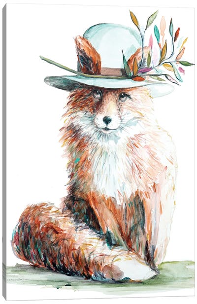 Enchanted Fox Canvas Art Print - Kamdon Kreations
