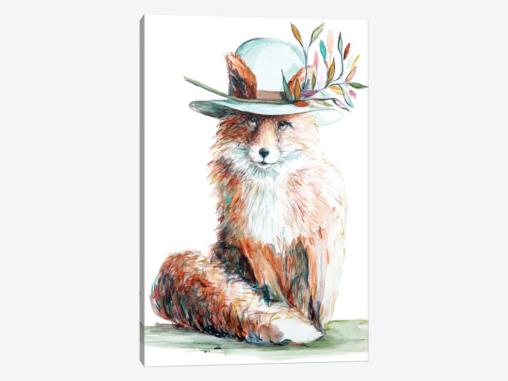 Enchanted Fox by Kamdon Kreations 1-piece Canvas Art